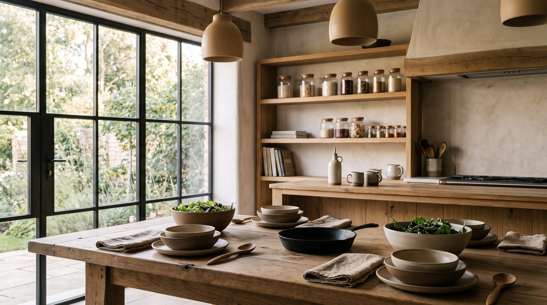 The kitchen, in four collections