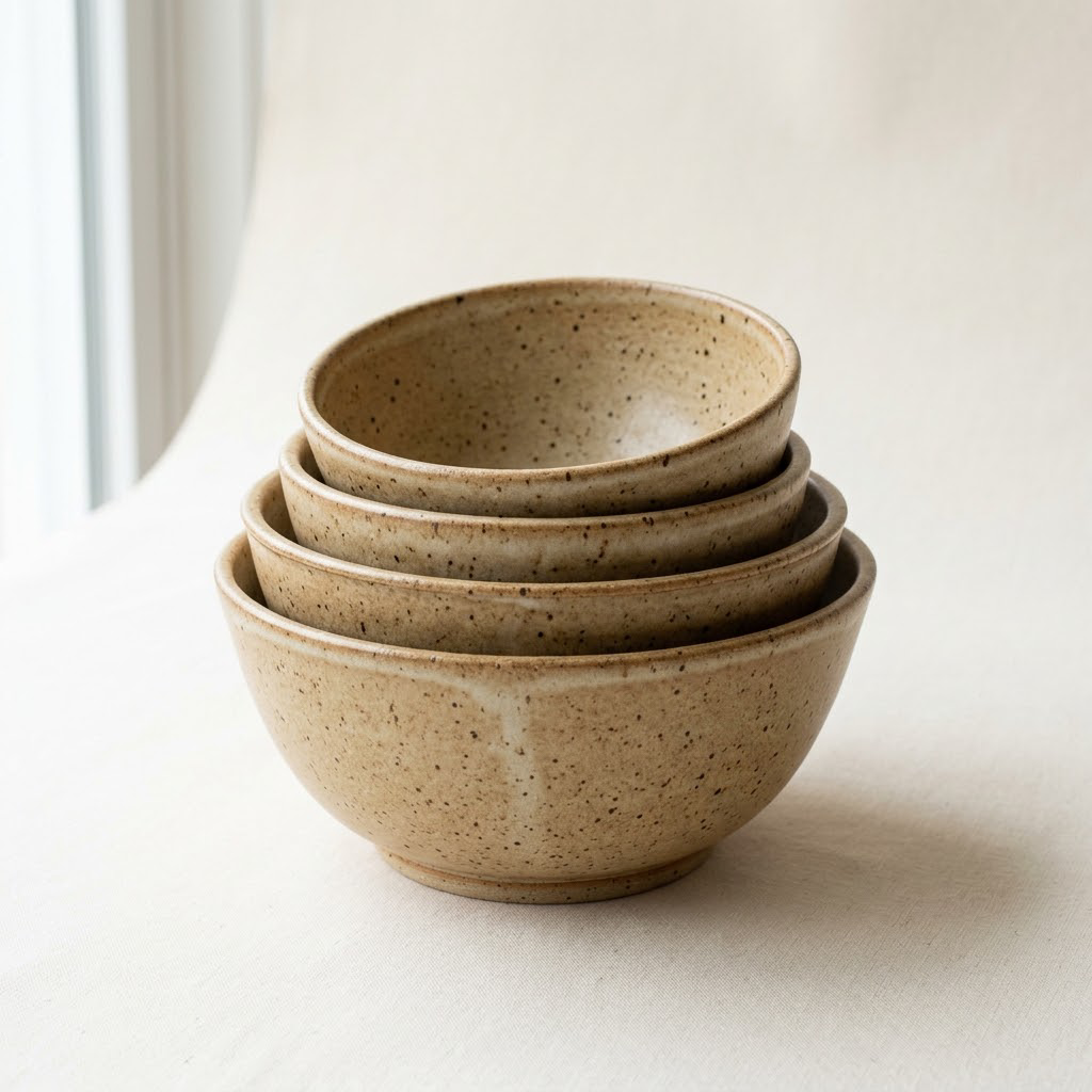 Stoneware Mixing Bowl Set