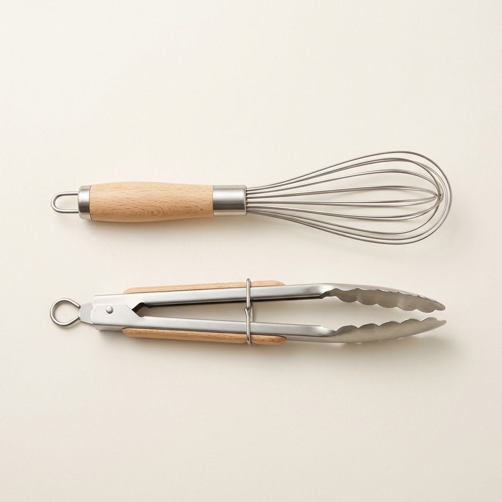 Whisk & Tong Pair