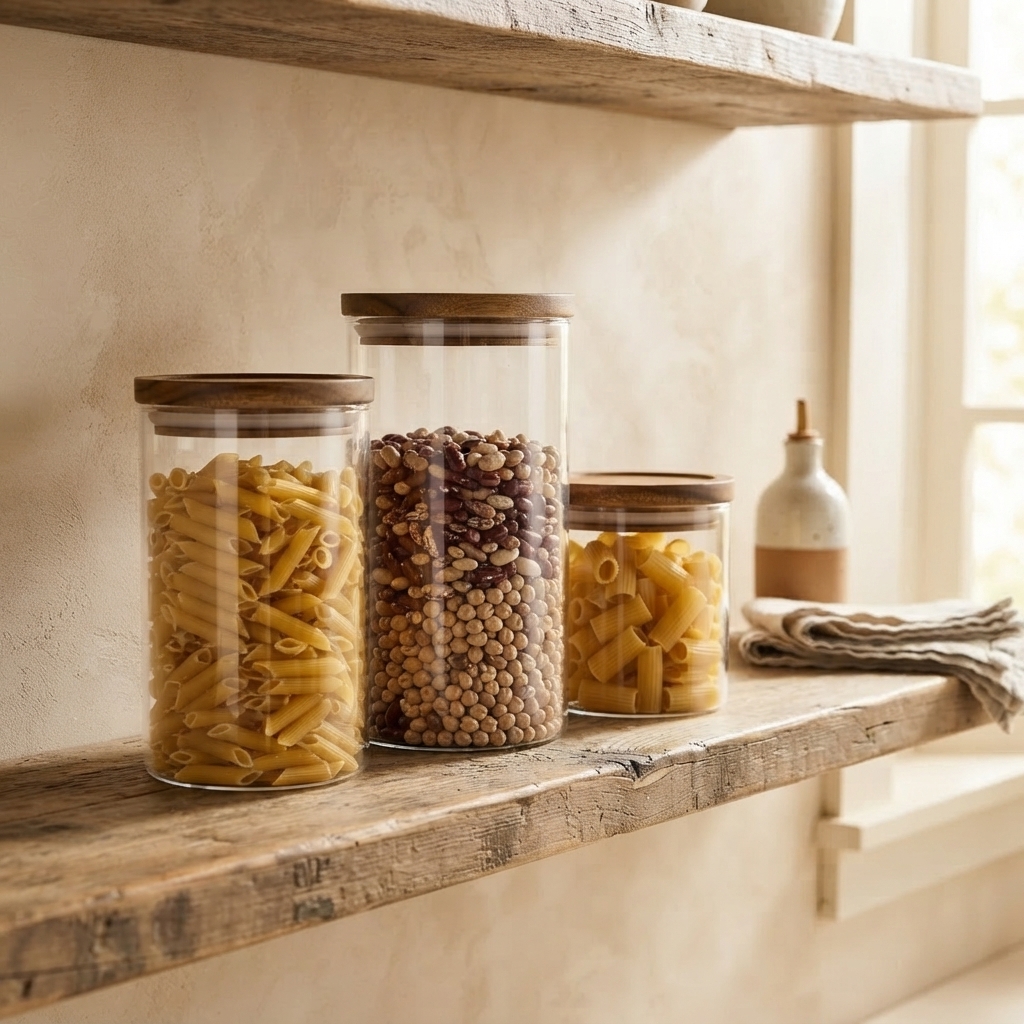 In the kitchen