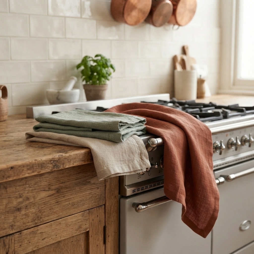 In the kitchen